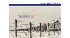 Desktop Screenshot of kamparchieven.nl